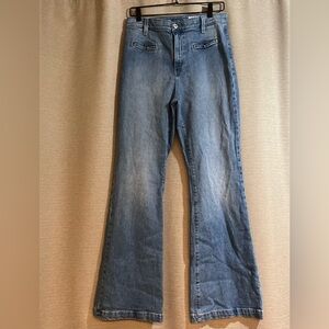 AG Adriano Goldschmied Jeans Desi High-Rise Flare Jeans - Size 30 Retro Boho